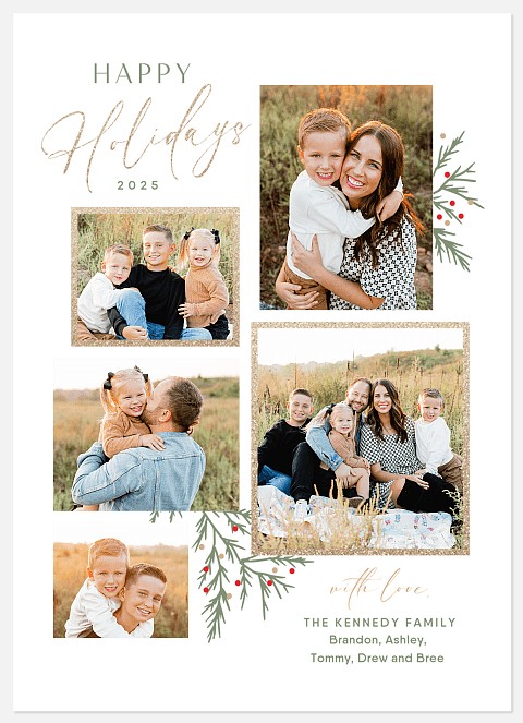Elegant Gallery Holiday Photo Cards