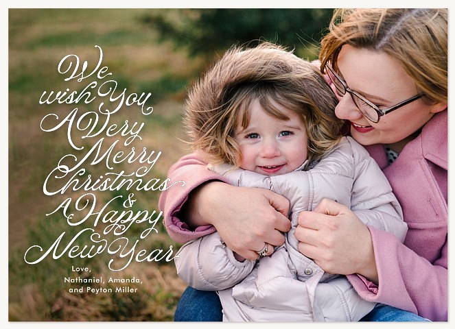 Almost A Tree Personalized Holiday Cards