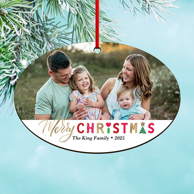 Jolly Christmas Custom Ornaments