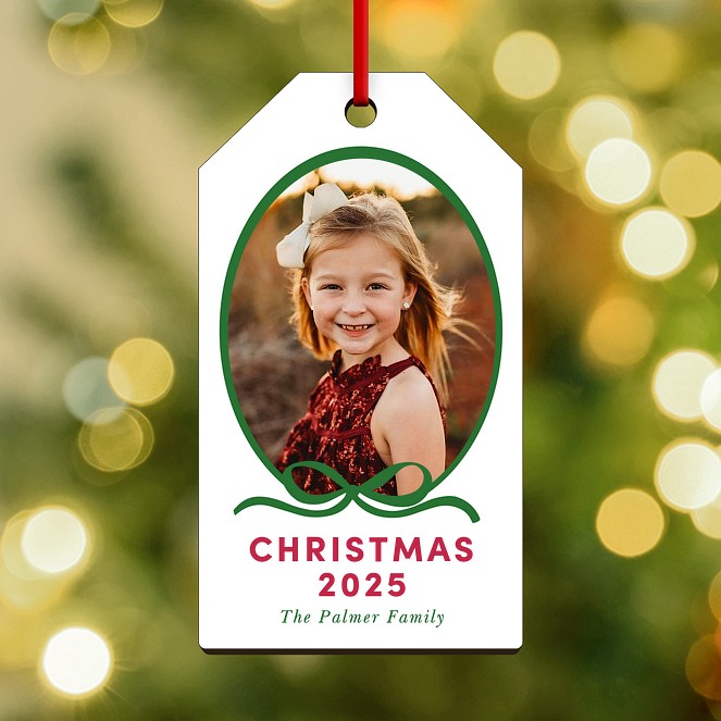 Gift Tag Charm Personalized Ornaments