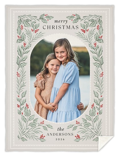 Painted Border Custom Blankets