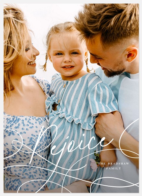 Extra Flourishes Holiday Photo Cards