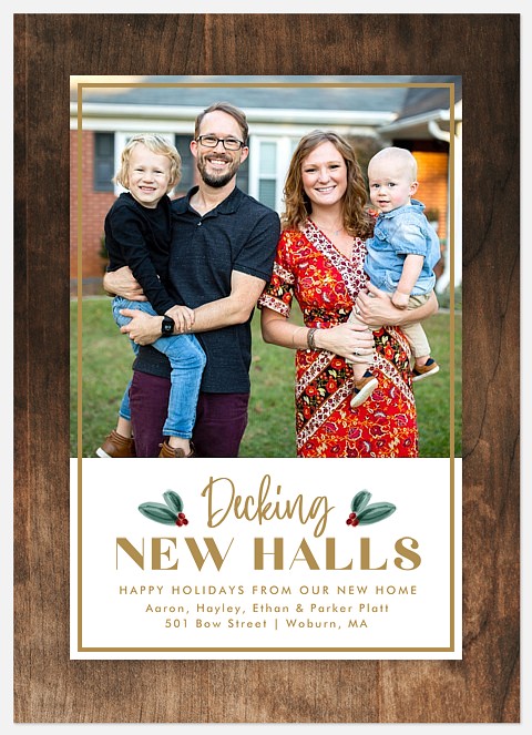 New Halls Holiday Photo Cards