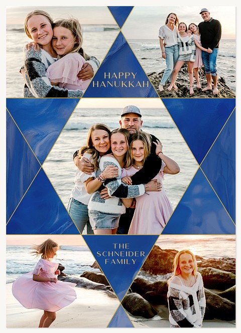 Stained Glass Hanukkah Cards