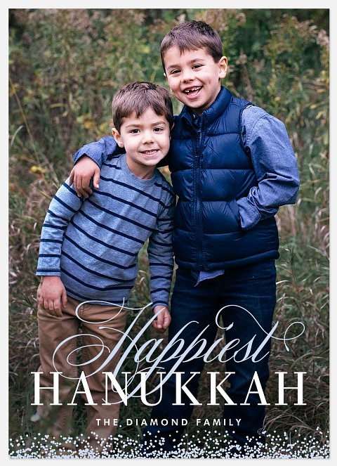 Aglow Hanukkah Photo Cards