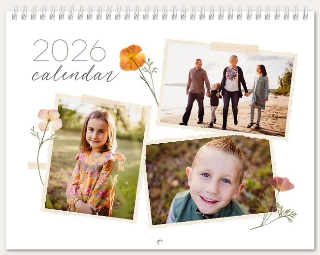Postcards Collection Calendar Personalized Photo Calendars