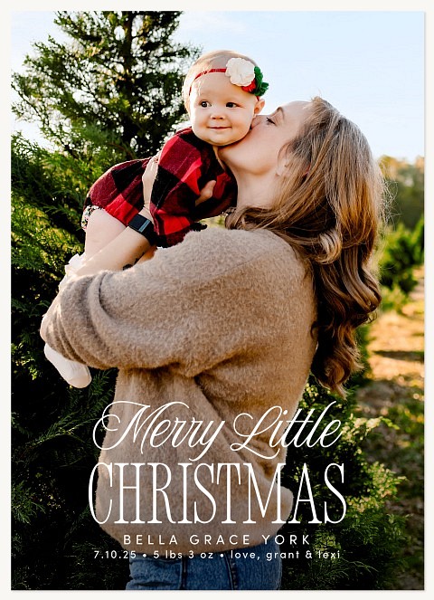 Little Holiday Personalized Holiday Cards