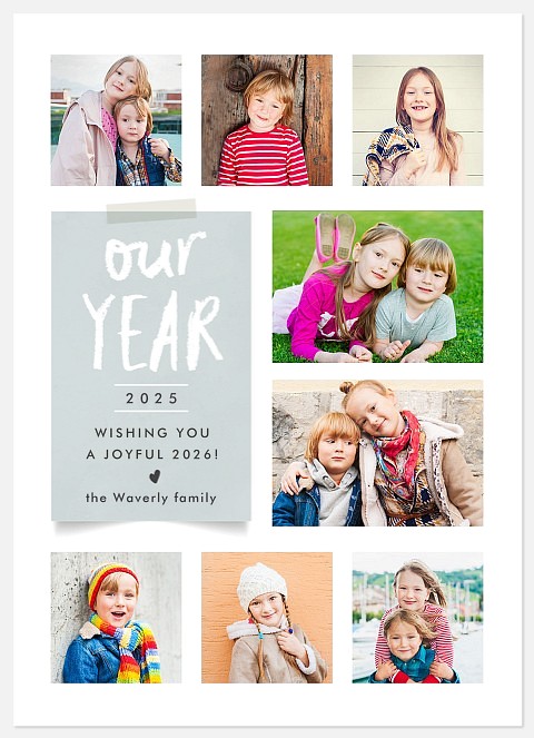Our Year  Holiday Photo Cards