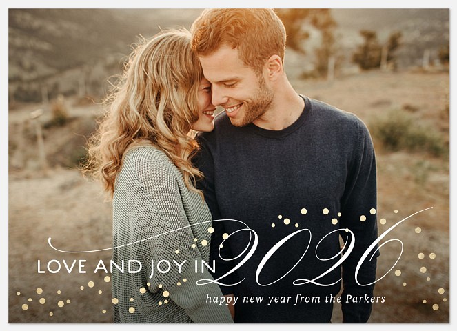 Confetti Aglow Holiday Photo Cards