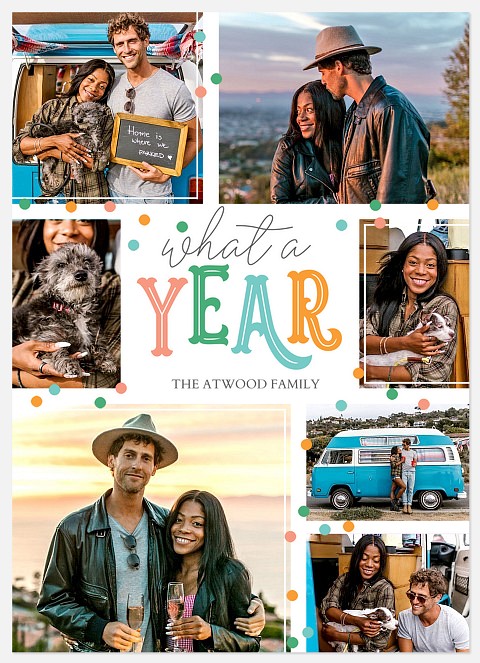 Celebration Year Holiday Photo Cards