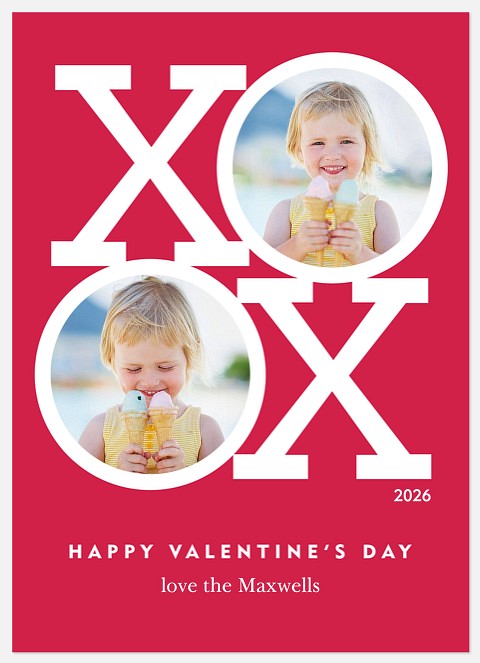 Sweet & Simple Valentine Photo Cards