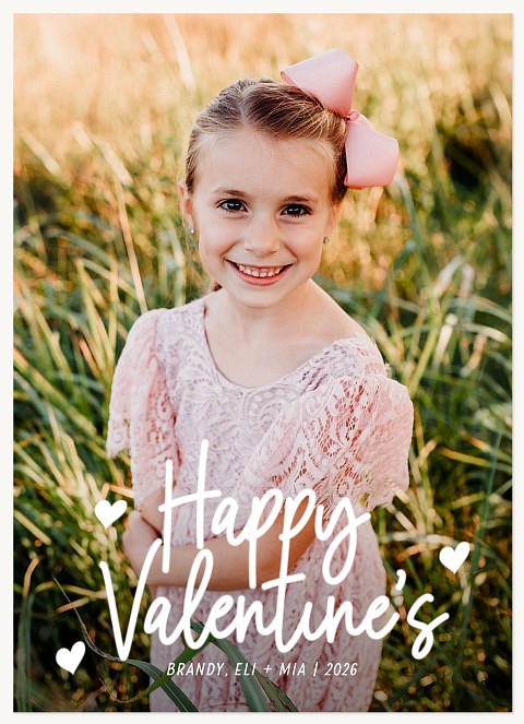 Hearts Around Valentines Cards