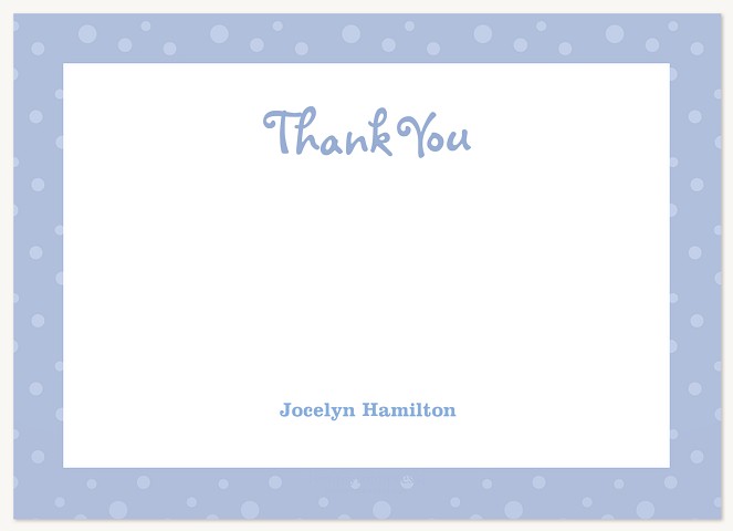 Sweet Slumber Baby Thank You Cards