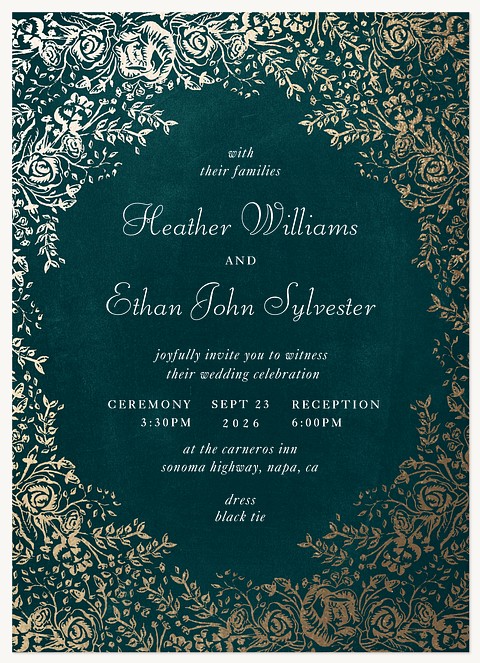 Enchanted Garden Wedding Invitations