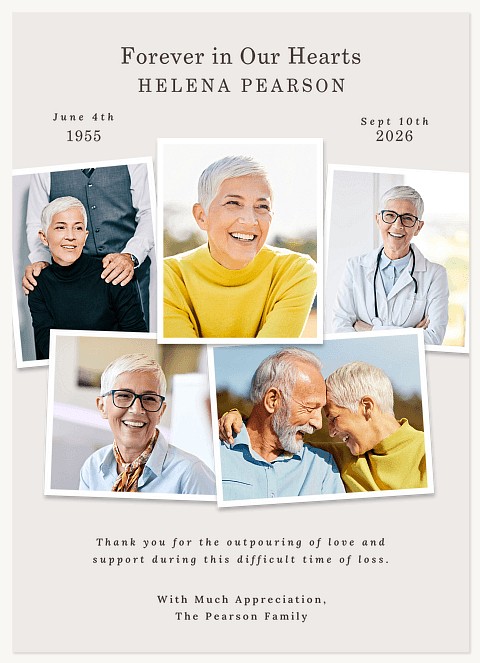 Unforgettable Memorial & Sympathy Cards