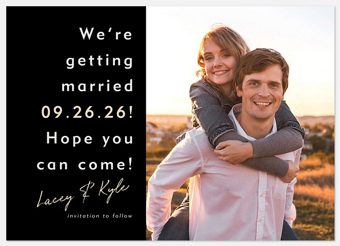 Come Celebrate Save the Date Photo Cards