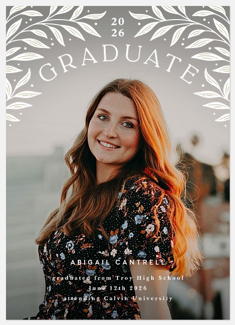 Botanical Arch Graduation Cards