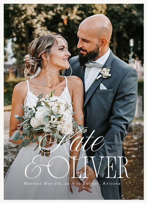 Written in Forever Wedding Announcements