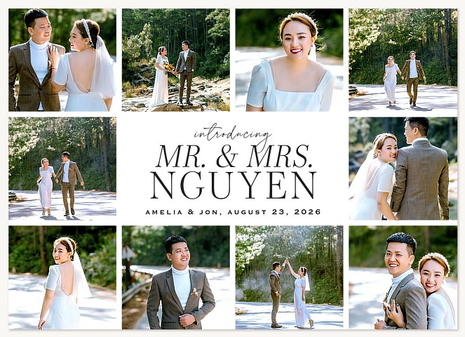 Little Moments Wedding Announcements