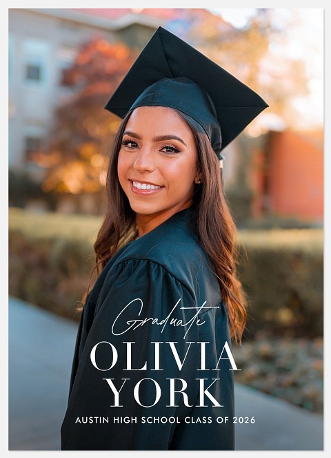 Editorial Stack Graduation Cards