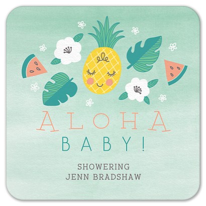 Aloha Baby Custom Coasters