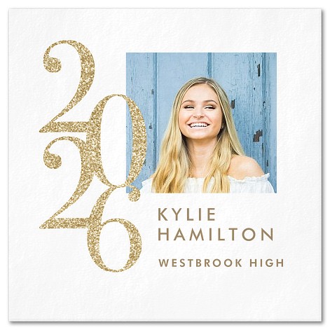 Glistening Year Custom Napkins