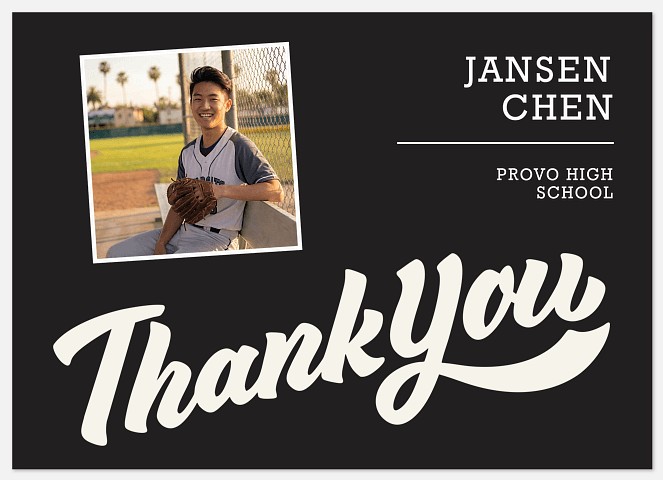 Vintage Script Thank You Cards 