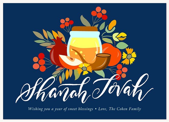 Warmth & Prosperity  Rosh Hashanah cards