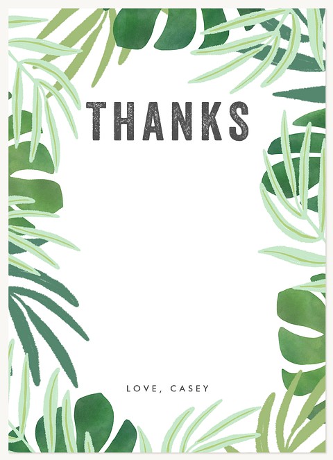 In the Jungle Kids Thank You Cards