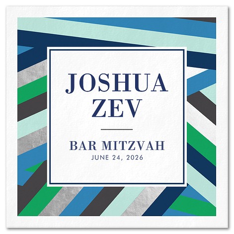 Bold Bands Custom Napkins