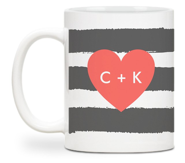 Painted Stripe Custom Mugs