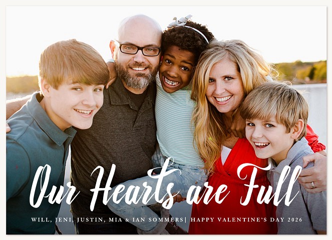 Full Hearts Valentines Cards