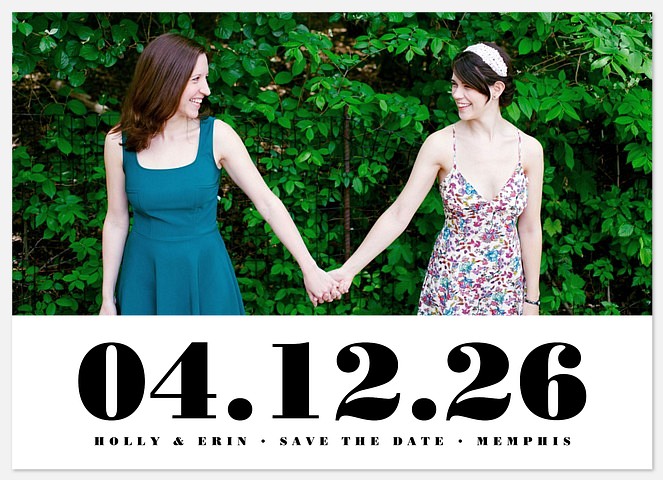 Modernist Save the Date Photo Cards
