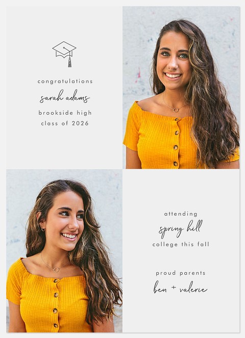 Modern Academic Graduation Cards