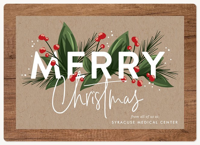 Cabin Foliage Holiday & Christmas Magnet Cards