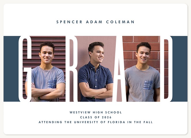 Grad Within Graduation Announcements