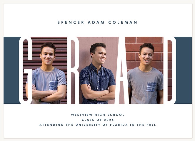 Grad Within Graduation Announcements