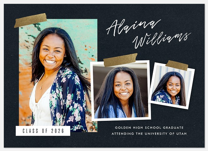 Modern Scrapbook Graduation Cards