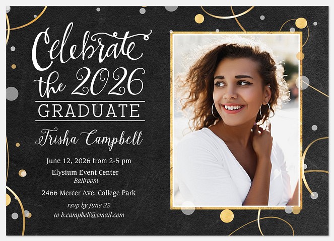 Celebration Confetti Graduation Cards