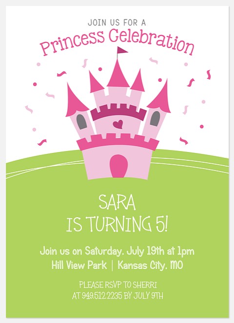 Royal Treatment Kids' Birthday Invitations