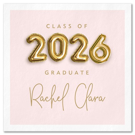 Golden Balloons Custom Napkins