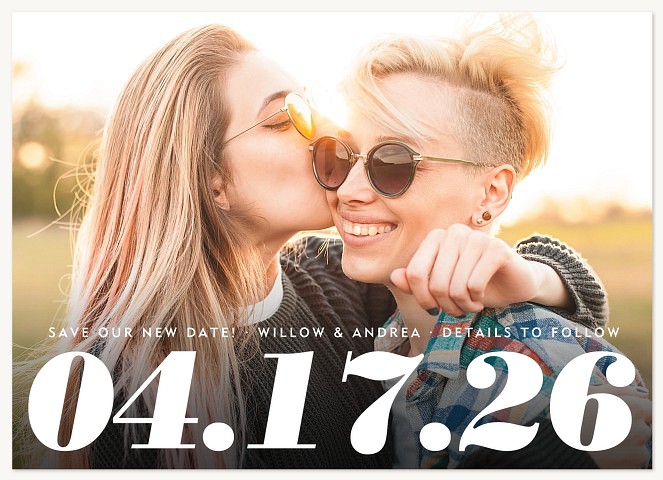 Bold Date Change the Date Cards