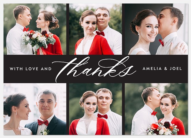 Classic Appreciation Thank You Cards 