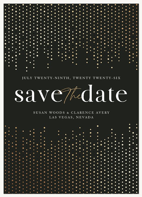 Effervescent Save the Date Cards