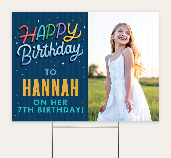 Magical Birthday Custom Yard Signs