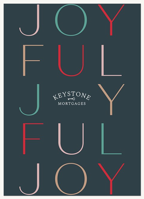 Repeated Joy Business Holiday Cards