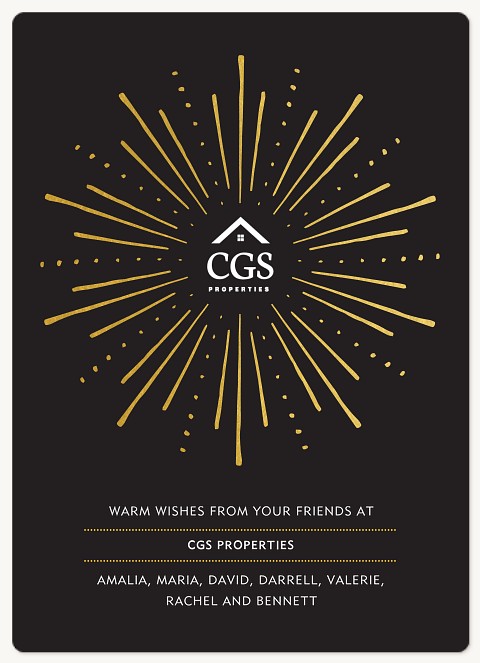 Starburst Holiday & Christmas Magnet Cards