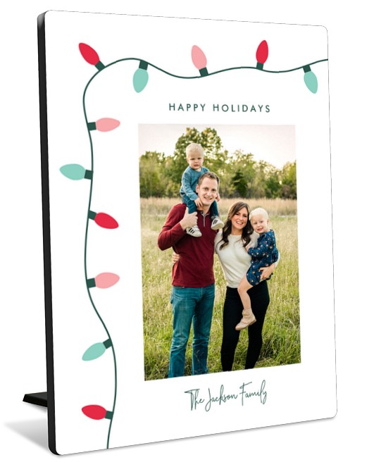 String Of Lights Tabletop Photo Panel