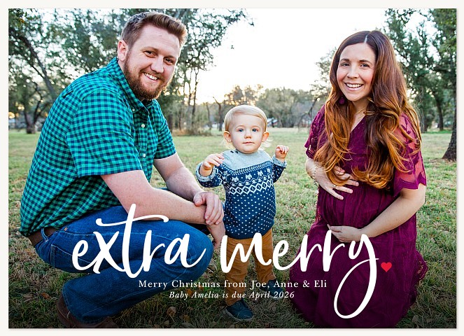 Double the Merry Photo Holiday Cards