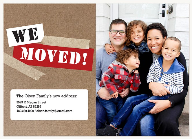 Moving Box Moving Announcements